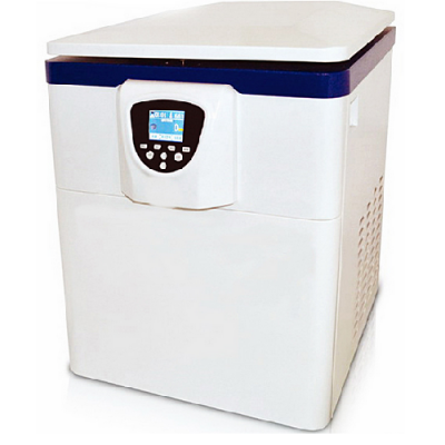 Vertical high speed refrigerated centrifuge