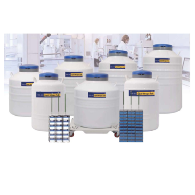 Laboratory series liquid nitrogen container